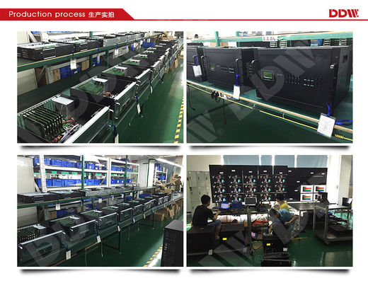 ISO9001 LCD Video Wall Controller 1920 X 1200 4K อินพุตเอาต์พุตฮาร์ดแวร์บริสุทธิ์ DDW-VPH0507