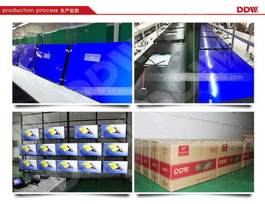 Multi Monitor Control Room Video Wall 55 นิ้วพื้นผิวการควบคุม RS232 DDW-LW550HN16