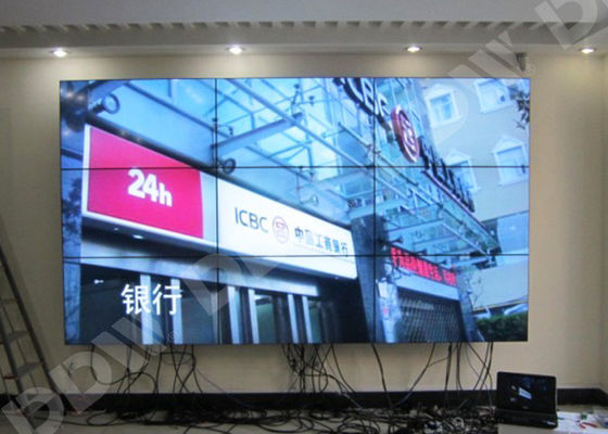 1080P Wall Mount LCD Display จอภาพขนาดใหญ่หน้าจอแสดงผลแบบ FHD video wall unit แอพพลิเคชั่นในร่ม