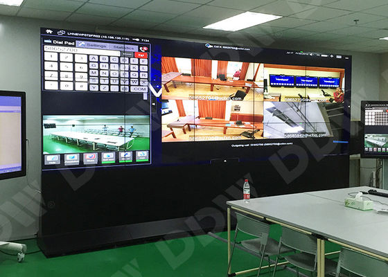 1080P Wall Mount LCD Display จอภาพขนาดใหญ่หน้าจอแสดงผลแบบ FHD video wall unit แอพพลิเคชั่นในร่ม