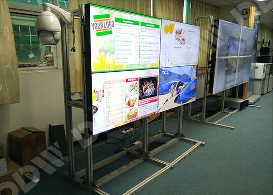 จอแสดงผลโฆษณาผนังวิดีโอ LG ขนาด 46 นิ้ว 3.5 มม. แบบไม่มีขอบจอ led backlight