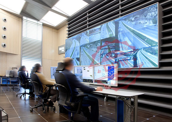 2X3 ห้องควบคุมวิดีโอติดผนัง 55 &#39;&#39; 3.5 มม. Samsung แสดง HDMI VGA 1080P 700 Nits