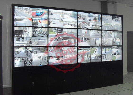 2X3 ห้องควบคุมวิดีโอติดผนัง 55 &#39;&#39; 3.5 มม. Samsung แสดง HDMI VGA 1080P 700 Nits