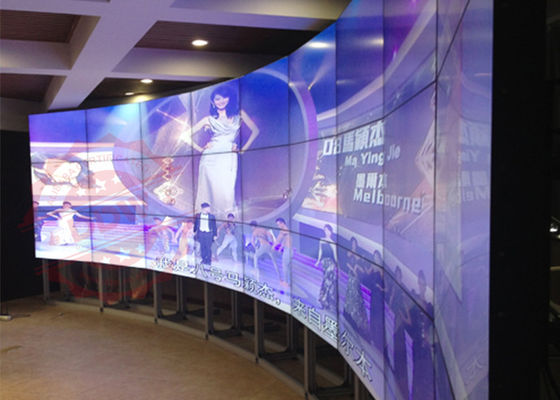 จอภาพ 3.5 มม. Bezel HDMI โค้ง 46 นิ้ว LED Backlight เวลาตอบสนอง 5ms