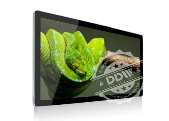 ติดผนังโปร่งใสจอ LCD Touch Screen Monitor 1920x1080 สำหรับ Shopping Plaza