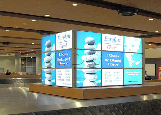 หน้าจอวิดีโอผนังป้ายดิจิตอล 16.7M สี, ผนังจอแอลซีดีทีวีขนาดใหญ่ DDW-LW550DUN-THB5