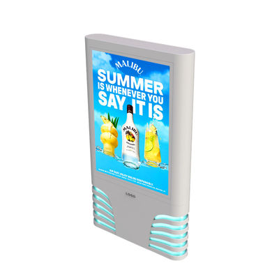 การติดตั้งง่าย กันน้ํา p4 p5 p6 p8 p10 8000nits ส่วนอะลูมิเนียมภายนอก LED ป้ายดิจิตอล