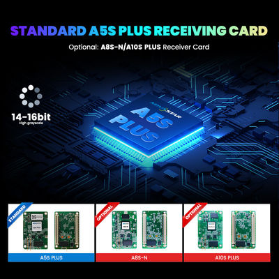 กันน้ํา 500x500 สีเต็ม p3.91 p1.56 P2.604 7680hz แผ่นในภายในภายนอกแสดงผล