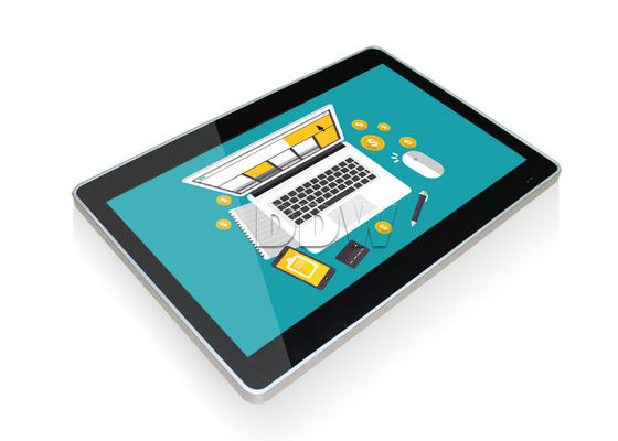 อินพุต HDMI VGA ภายนอก 98 นิ้วติดผนังจอแอลซีดีตู้ป้ายดิจิตอลแสงแดดหน้าจอสามารถอ่าน DDW-AD9801W