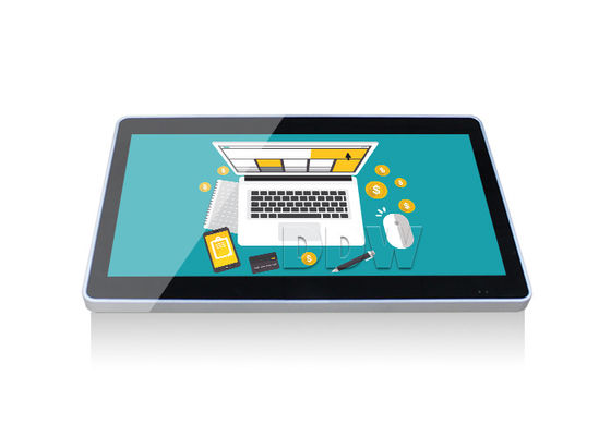 ติดผนังโฆษณาในร่มแสดง 32 นิ้ว 3g 4g Wifi MP4 เล่นโฆษณา