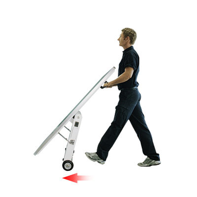 55 นิ้ว Outdoor Digital Signage แบตเตอรี่พกพาและจอ LCD โฆษณาแสดงผลสําหรับแคมเปญโฆษณากลางแจ้ง