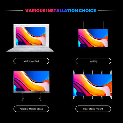 โมดูล LED 4K 8K COB คุณภาพสูง จัดจอ P0.93 จุดควอนตัม Micro COB จัดจอ LED