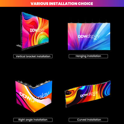 จอ LED สําหรับการใช้งานแบบอาชีพ 160/160° มุมมองและความละเอียด 5000:1