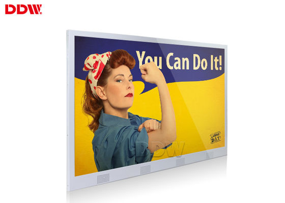 ป้ายอินฟาเรดดิจิตอลติดผนังจำนวน 60 นิ้วเทคโนโลยีขั้นสูง Ir Touch