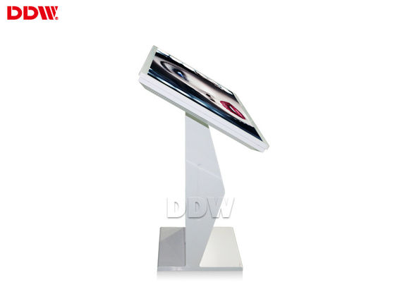 ตู้หน้าจอสัมผัสแบบบริการตนเองขั้วป้ายดิจิตอลสำหรับการสอบถามสาธารณะ 1920x1080 DDW-AD6501TK