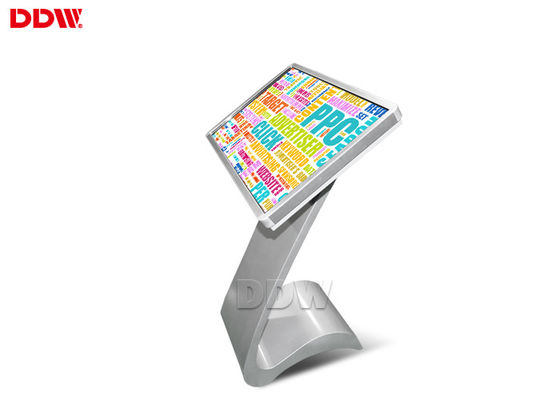 แอพลิเคชันในร่ม 10 จุด capacitive ตู้หน้าจอสัมผัสป้ายโฆษณาดิจิตอลแสดงผล 16: 9 Fhd DDW-AD4201TK