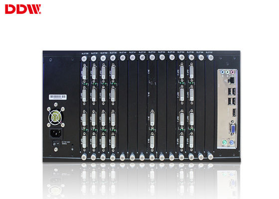 3x3 ความละเอียดสูงแนวนอน / แนวตั้ง Display Crestron ตัวควบคุมวิดีโอติดผนัง HDMI แบบเต็มหน้าจอแสดงผล DDW-VPH0506