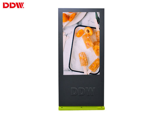 AC220V / DC Outdoor Digital Signage Display Kiosk 1920x1080 ความละเอียด DDW-AD9801SNO