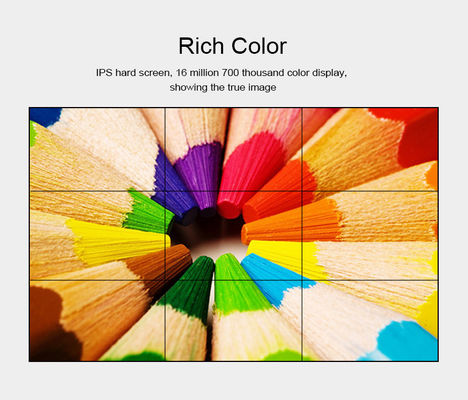 กำแพงวิดีโอแอลซีดี LG FCC ขนาด 55 นิ้วฝาหน้าแคบพิเศษรองรับสัญญาณ HDMI หน้าจอ IPS