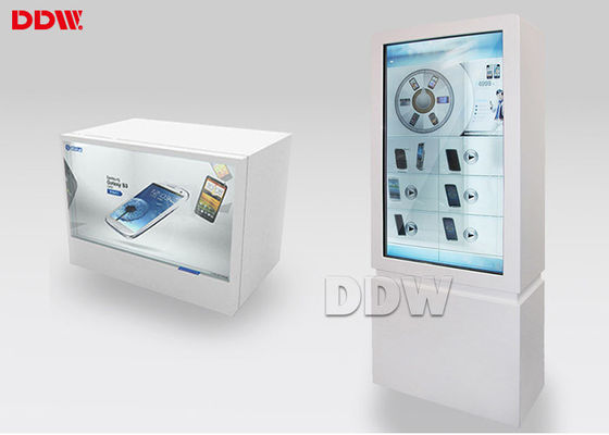 DDW-ADTS8601 จอแสดงผล LCD โปร่งใสป้ายดิจิตอลความสว่าง 1500cd / m2 สำหรับร้านค้าปลีก