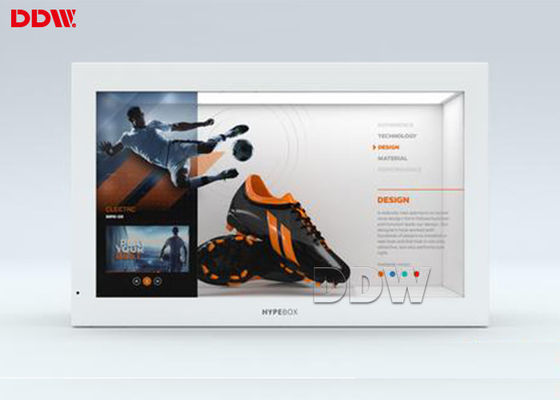 หน้าจอมอนิเตอร์โปร่งใส 700 Nits ระบบ Android 42 นิ้วแองเจิลที่สามารถดูได้ 178 องศา