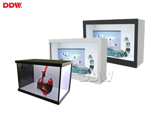 6 จุดอินฟราเรดสัมผัสจอ LCD โปร่งใส 55 &#39;&#39; 500 Nits Wifi Bluetooth DDW-ADTS5501