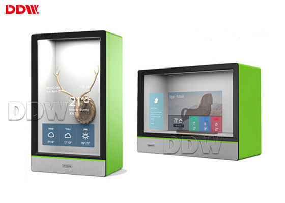 DDW-ADTS8601 จอแสดงผล LCD โปร่งใสป้ายดิจิตอลความสว่าง 1500cd / m2 สำหรับร้านค้าปลีก