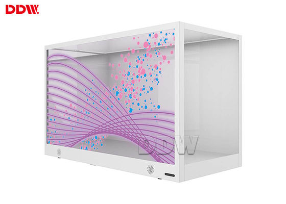 ที่มีคุณภาพสูง 32 นิ้วโปร่งใสป้ายดิจิตอลจอ lcd โปร่งใสสำหรับร้านค้าปลีก