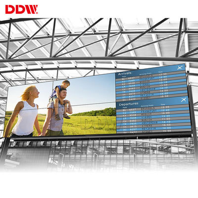 3.5 มม. 1920x1080 DDW LCD Video Wall ความสว่างสูง 49 นิ้วเกรดเชิงพาณิชย์