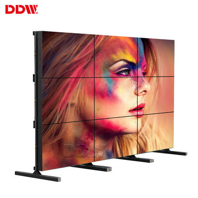 3.5 มม. 1920x1080 DDW LCD Video Wall ความสว่างสูง 49 นิ้วเกรดเชิงพาณิชย์