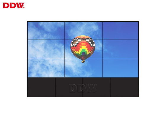 ผนังวิดีโอ LCD DDW แนวนอนในอาคารที่สร้างขึ้นในโมดูล Splicing 1920 * 1080