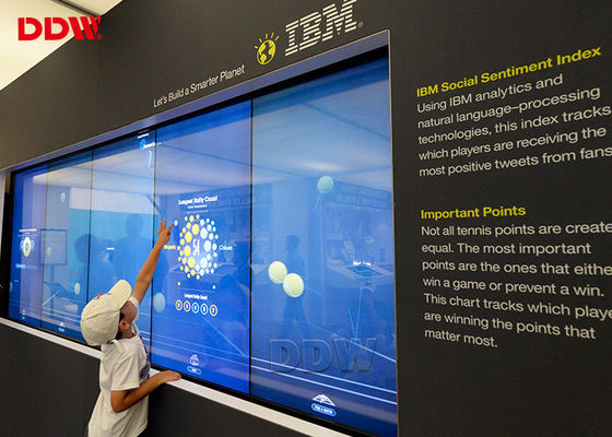 ป้องกันแสงสะท้อน LG Interactive Video Wall 49 นิ้วพร้อม Daisy Chain Processor 3.5mm