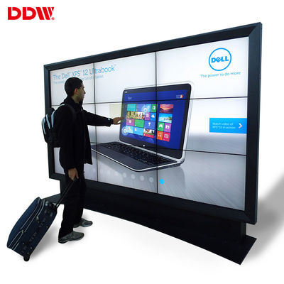 RS-232 RJ45 Loop - วงจรวิดีโอหน้าจอสัมผัส, กำแพงวิดีโอแบบโต้ตอบ 55 นิ้ว