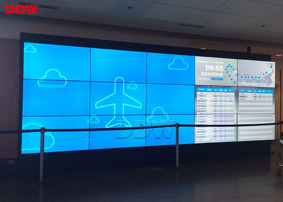 ผนังวิดีโออินเตอร์แอคทีฟน้ำหนักเบาแสดงผลหน้าจอเดียวเวลาตอบสนอง 6ms