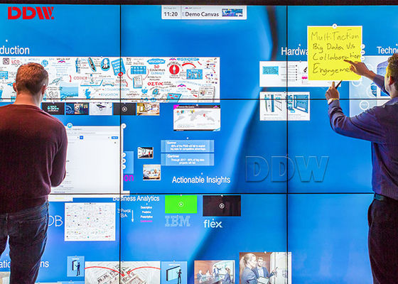 กำแพงวิดีโอแบบโต้ตอบความสว่างสูงสำหรับห้องประชุมและห้องประชุม