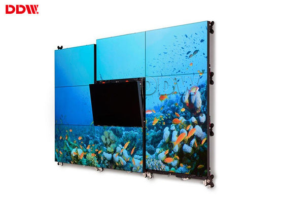 อัตราส่วนภาพ 16: 9 ผนังจอภาพไร้รอยต่อ / ผนังแสดงผลขนาดใหญ่อินพุต HDMI 2 X