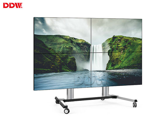 ผนังหน้าจอแอลซีดีเกรดเชิงพาณิชย์ / ผนังวิดีโอแบบสัมผัสหลายช่องเอาต์พุตอินพุต RS232