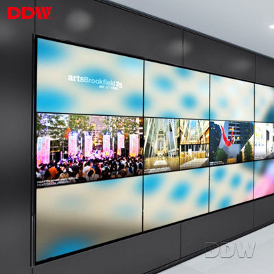 อัตราส่วนภาพ 16/9 ผนังวิดีโอ 55 นิ้ว / จอแสดงผล LCD Video Wall น้ำหนักเบา
