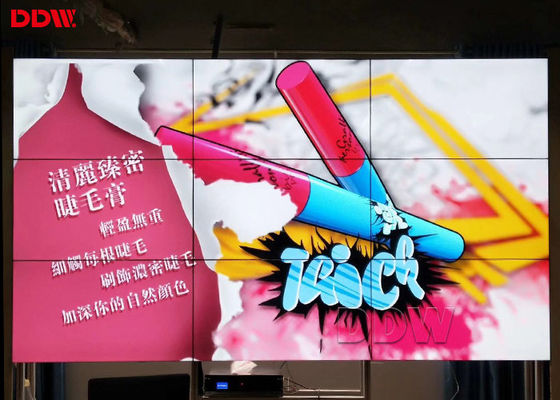 การควบคุมระยะไกลกำแพงวิดีโอเชิงพาณิชย์การออกแบบโครงสร้างผนังที่สวยงาม