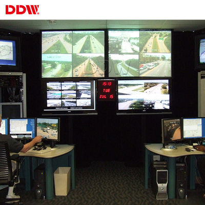 กล้องวงจรปิด Video Wall 46 นิ้วความสว่าง 500 Nits การกระจายความร้อนสูงสุด 819 BTU / h