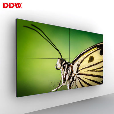 RJ45 Loop 46 นิ้ว CCTV Video Wall HD 178x178 มุมมองพร้อมอินพุต 230W