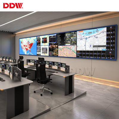 ห้องประชุม 46 Video Wall แบบไม่มีรอยต่อ, Multi Interface 3.5 มม. HDMI Video Wall