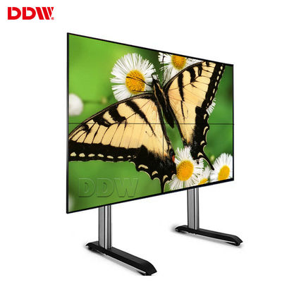 3.5 Mm 2x2 CCTV Video Wall 55 นิ้ว AC100 ~ 240V สำหรับศูนย์ตรวจสอบสัญญาณเตือนไฟไหม้