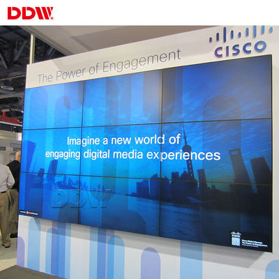 สถานีตำรวจ CCTV Video Wall 49 นิ้ว Indoor Semi Outdoor 3.5 มม. ฝาแคบพิเศษ