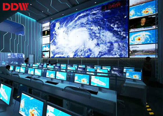 กำแพงวิดีโอกล้องวงจรปิดความละเอียดสูงสำหรับสนามบินสถานี HD 1920x1080P