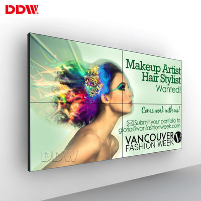 จอแสดงผล LCD Video Wall 2x2 55 สัญญาณ HDMI VGA DVI อัตราการรีเฟรชของแผง Samsung 60Hz