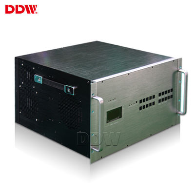 อินพุต Dual Link DVI อินพุต 4k Video Wall Matrix Controller 6 หมายเลขเอาต์พุตสูงสุด