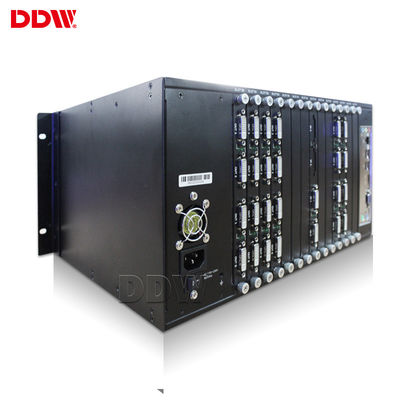 ห้องควบคุมแสดง IP Video Wall Scaler สัญญาณอินพุต HDMI DVI VGA AV YPbPr