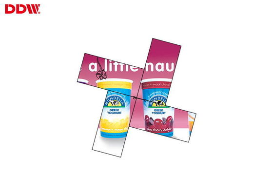 กำแพงวิดีโอที่ไม่สม่ำเสมอ Full HD เชิงพาณิชย์พร้อมมุมมองภาพกว้าง 178 °