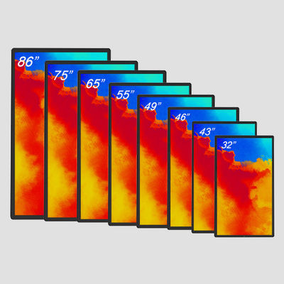 IP66 กันน้ำ 3500 Nits 3840X2160 Lcd Signage Screen